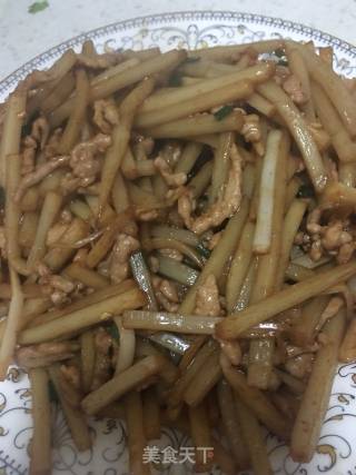 笋丝炒肉丝的做法