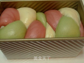 土司也可以更美丽----三色土司的做法步骤：7