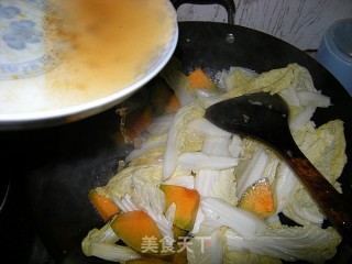 继续减肥——白菜南瓜的做法步骤：6