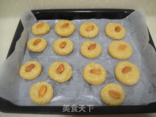 芝麻杏仁饼干的做法步骤：6