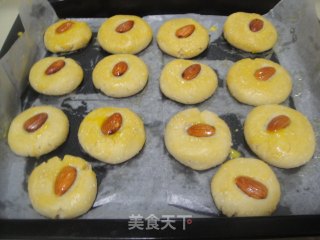 芝麻杏仁饼干的做法步骤：8