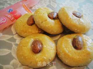 芝麻杏仁饼干的做法步骤：9
