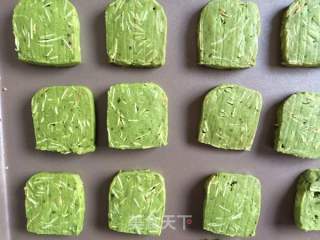 抹茶杏仁饼干的做法