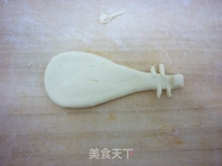花色面食----琵琶饼的做法步骤：5