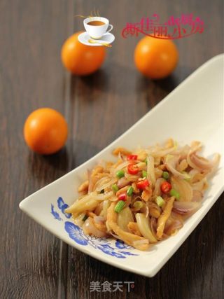 洋葱头炒鸡丝的做法