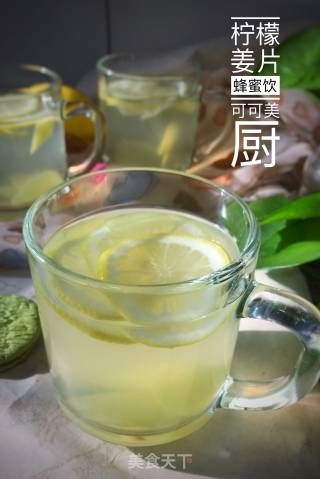 柠檬姜片蜂蜜饮的做法