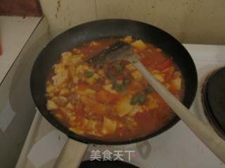 番茄烧豆腐的做法步骤：12