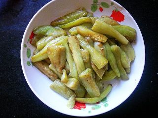 酸甜茄条的做法步骤：6