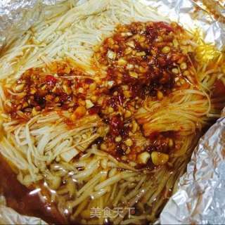 烤金针菇的做法