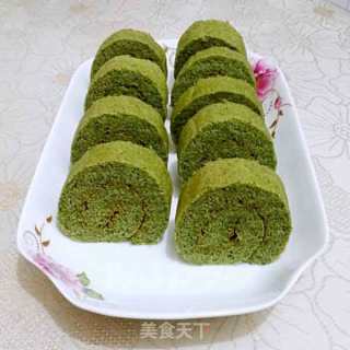 菠菜蛋糕卷