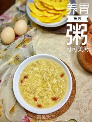 养胃鱼胶粥的做法