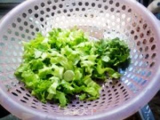 生菜鸡粥的做法步骤：2