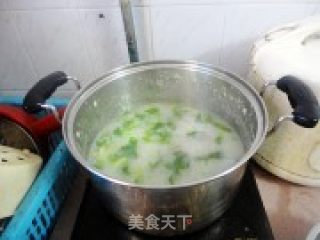 生菜鸡粥的做法步骤：6