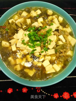 酸菜烧豆腐的做法