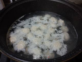 温暖一下--白菜丸子汤的做法步骤：10