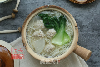 肉丸面的做法