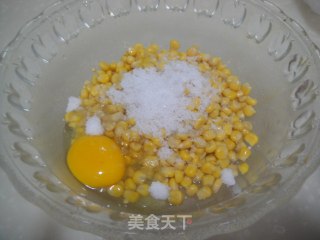 玉米粒饼的做法步骤：2