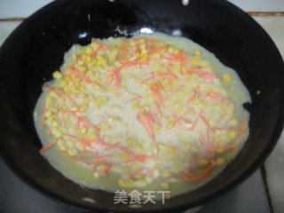 玉米粒饼的做法步骤：7