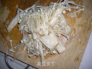 素炒三菇的做法步骤：3