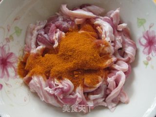 洋葱烤五花肉的做法步骤：2