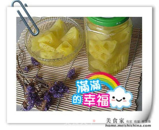冰糖菠萝的做法步骤：6