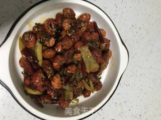 炒虾尾的做法