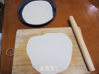 小文子出品~！【DIY火腿双层披萨】的做法步骤：5