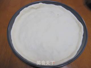 小文子出品~！【DIY火腿双层披萨】的做法步骤：8