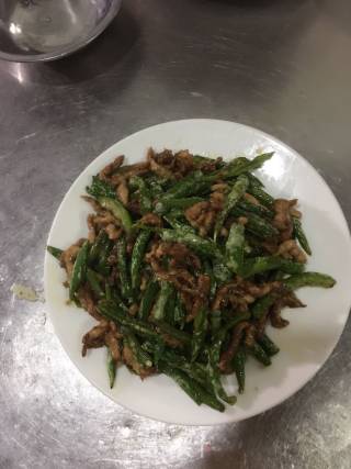 尖椒肉丝的做法