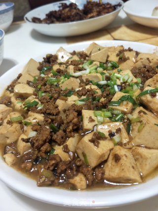 肉末烧嫩豆腐的做法