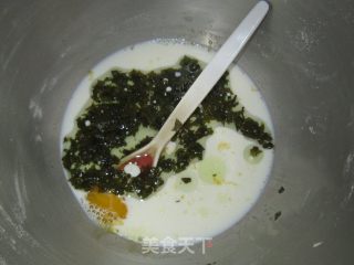 罗勒餐包的做法步骤：2