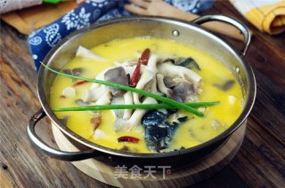 香辣菌菇潮白黑鱼汤的做法