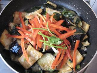 不能错过的一道鲜美素菜—豆腐焖茄子的做法步骤：11