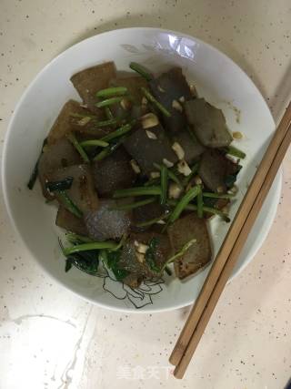 煎凉粉的做法