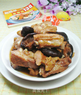 香菇烤麸烧排骨的做法