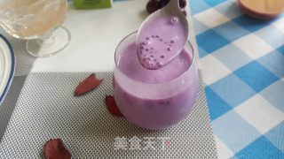 紫薯椰浆西米露的做法
