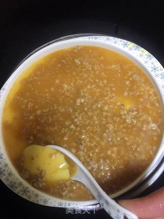 肉末蒸鸡蛋的做法