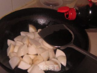 红烧白萝卜的做法步骤：3