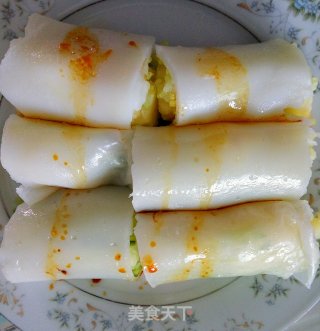 素食煮艺素肠粉的做法