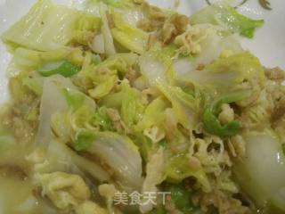 芙蓉白菜的做法