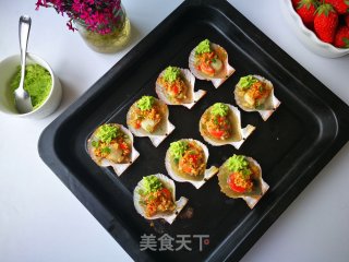 蒜蓉烤扇贝的做法