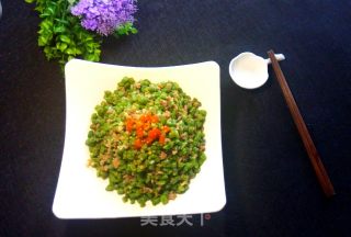 肉末豇豆的做法
