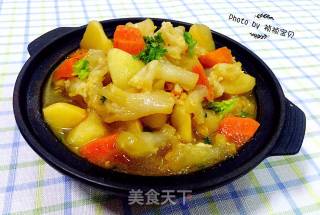 时蔬炖蹄筋的做法