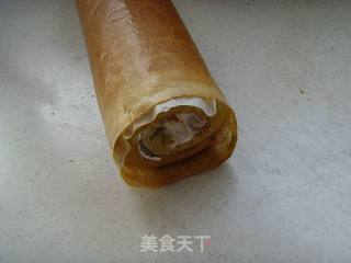 抹茶蜜豆卷的做法步骤：14
