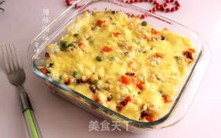 腊肠焗饭