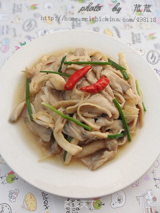 【家常菜】蚝油平菇 （5分钟快手菜）的做法步骤：9
