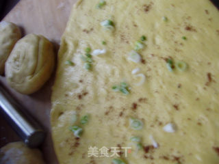 健康主食----南瓜发面葱花饼的做法步骤：5