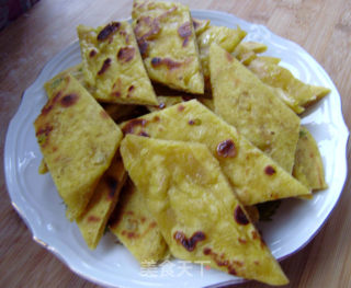 健康主食----南瓜发面葱花饼的做法步骤：8