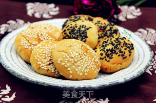 芝麻酥饼的做法