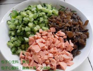 黄瓜包子（当然你也可以叫它黄瓜饺子）的做法步骤：1